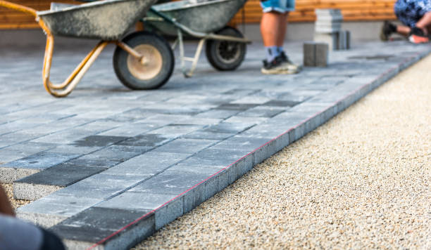 Permeable Paver Driveway in Madison Center, CT